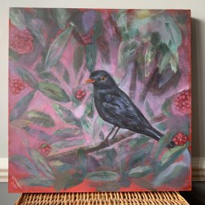 Blackbird - CJF1707 by Carolyn Freeman