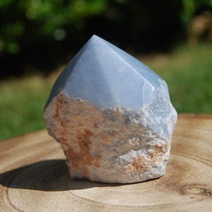 Angelite Rough with Smooth Polished Point - CJF789