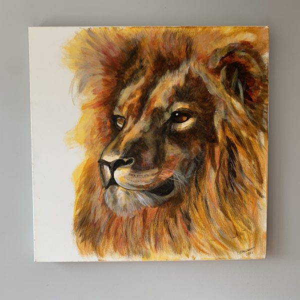 CJF2215 - Lion Head by Carolyn Freeman